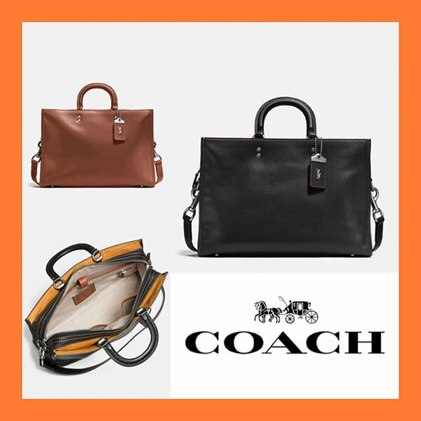 【コーチ】ワークバッグ/オフィス/レザー/A4/2Way/2色